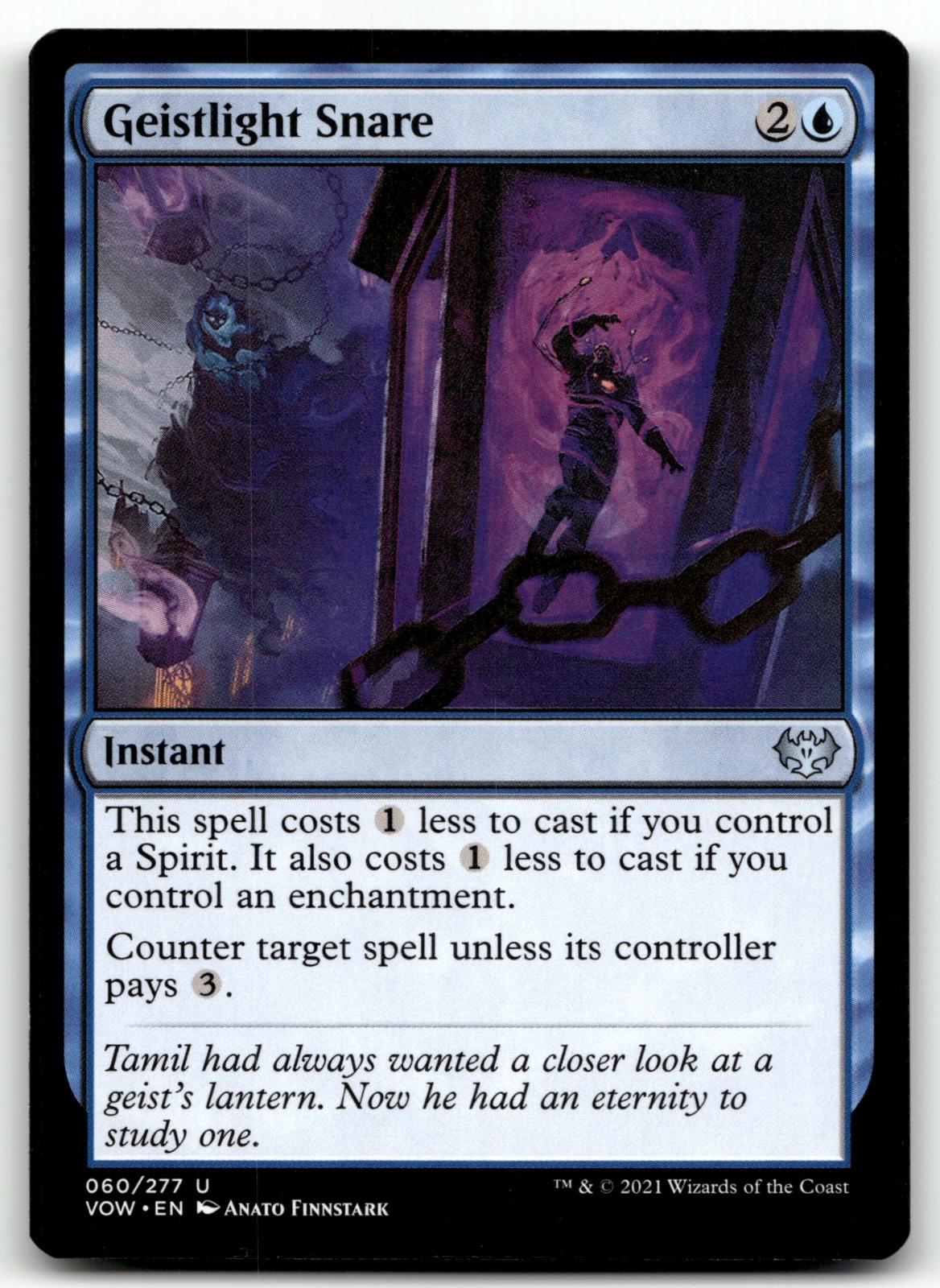 Geistlight Snare 60 Uncommon Innistrad: Crimson Vow Magic: The Gathering NM