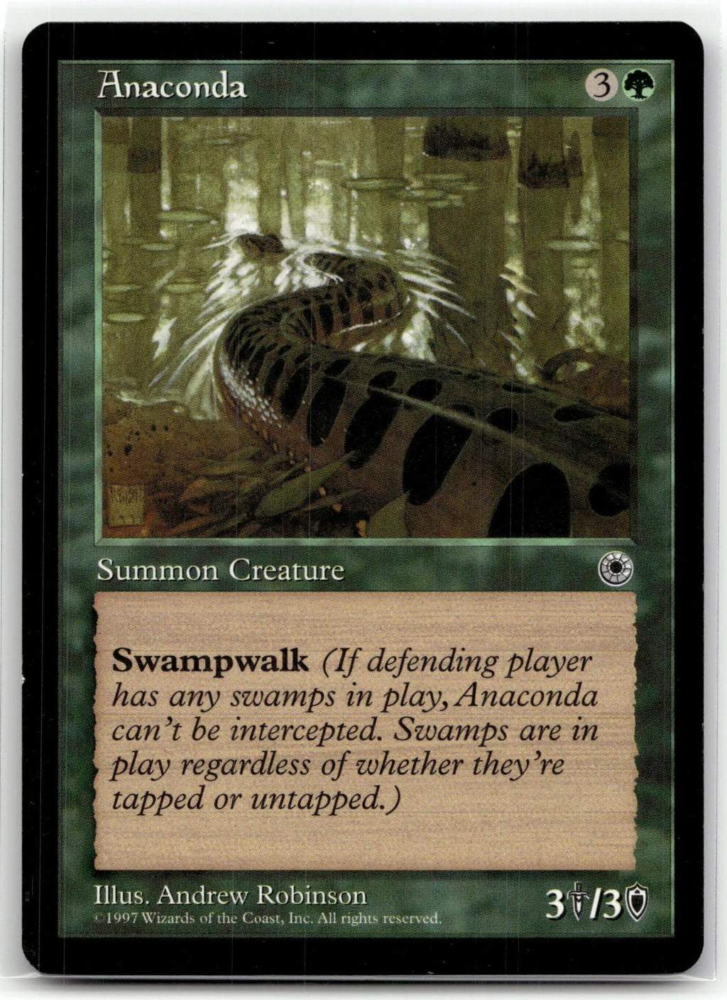 Anaconda Uncommon Portal Magic: The Gathering Near Mint