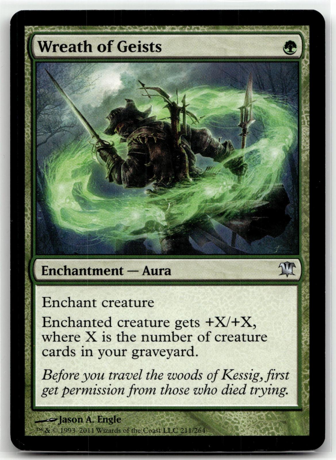 Wreath of Geists 211 Uncommon Innistrad Magic: The Gathering Near Mint