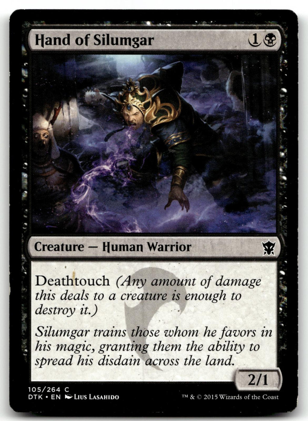 Hand of Silumgar 105 Common Dragons of Tarkir Magic: The Gathering Near Mint