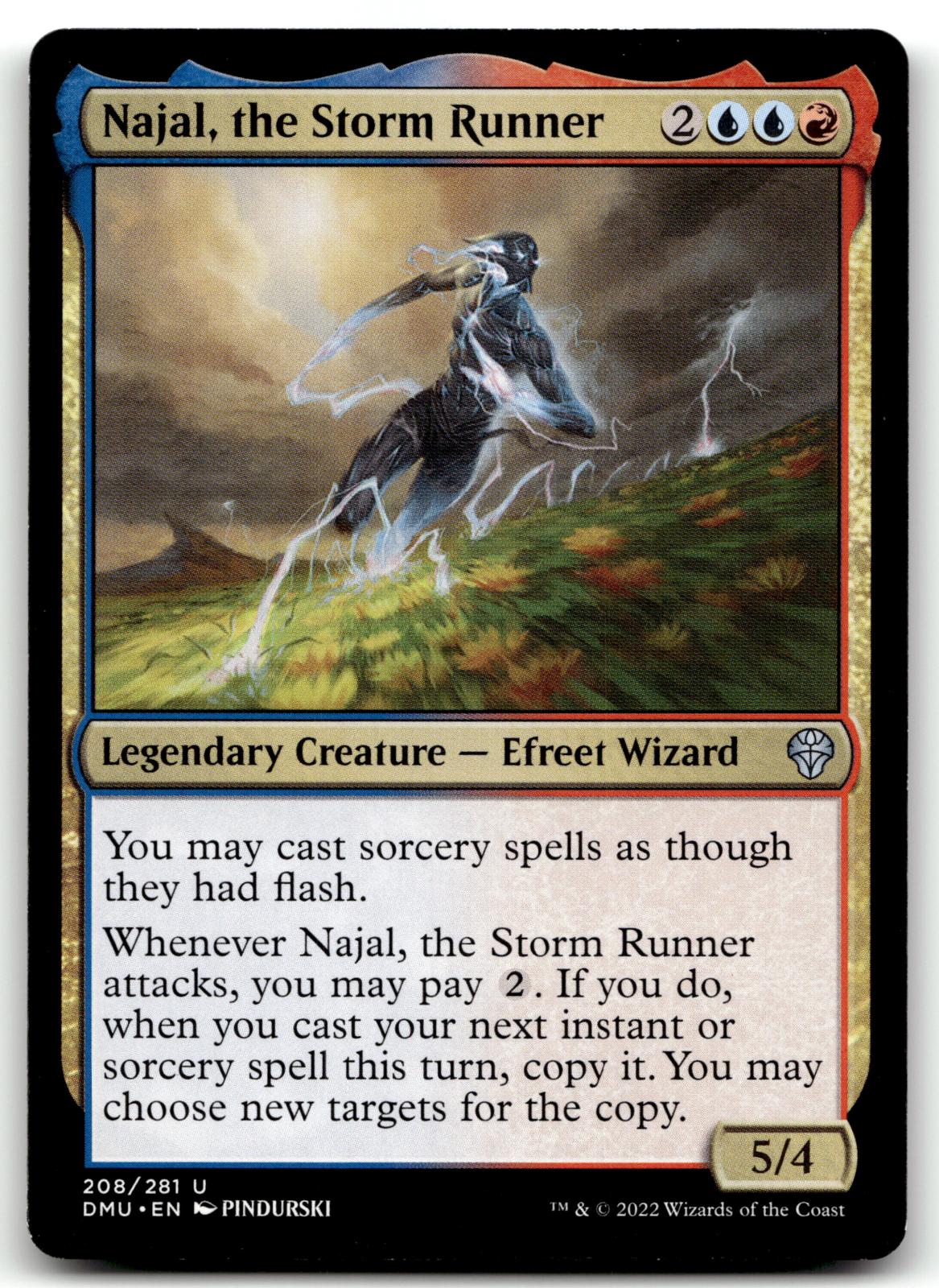 Najal, the Storm Runner 208 Uncommon Dominaria United Magic: The Gathering NM