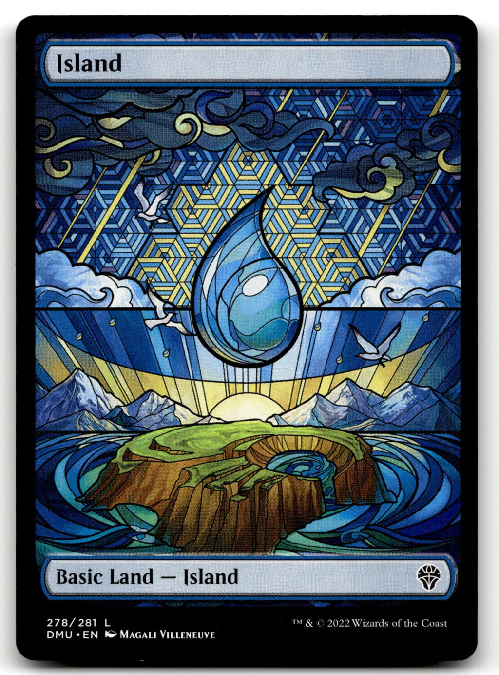 Island (Showcase) 278 Land Dominaria United Magic: The Gathering Near Mint