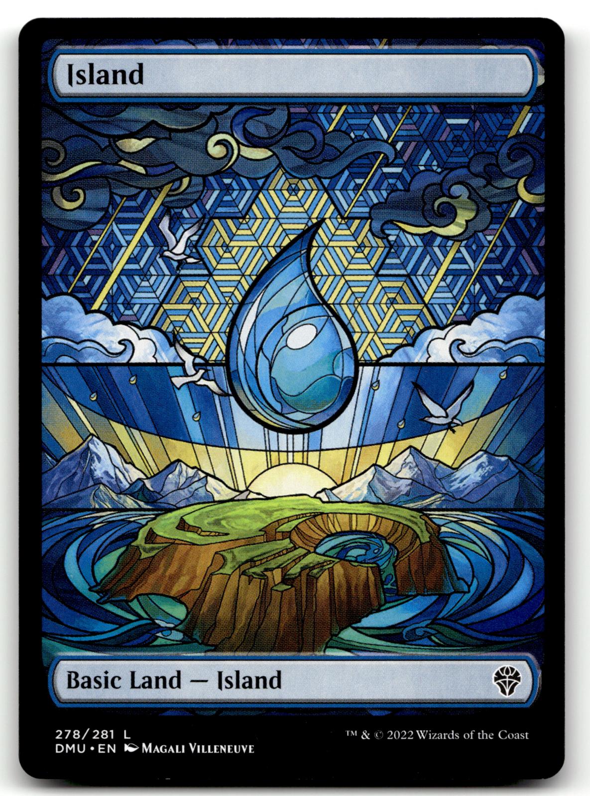 Island (Showcase) 278 Land Dominaria United Magic: The Gathering Near Mint