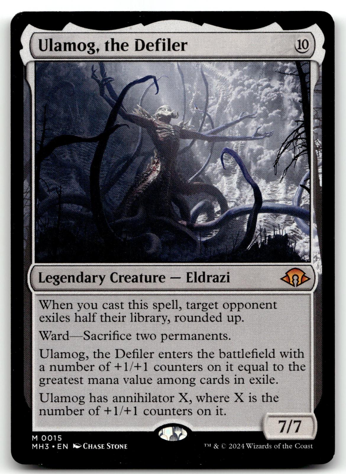 Ulamog, the Defiler 15 Mythic Modern Horizons 3 Magic: The Gathering Near Mint