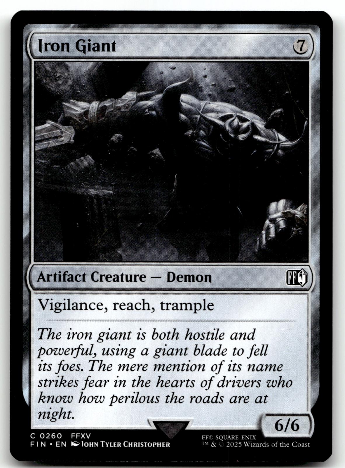 Iron Giant 260 Common FINAL FANTASY Magic: The Gathering Near Mint