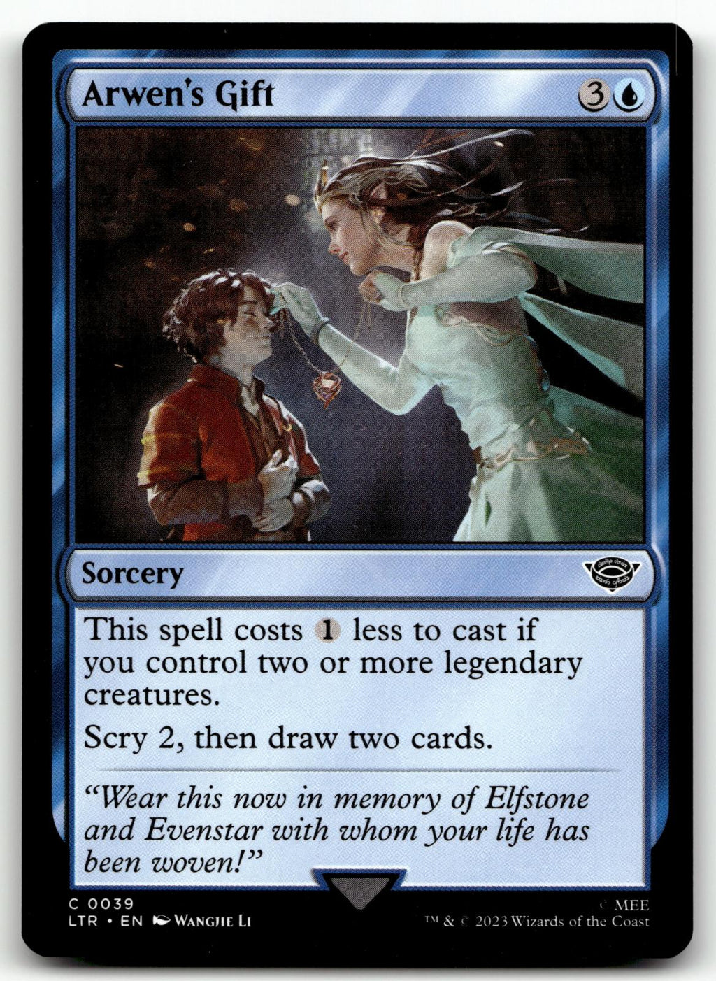 Arwen's Gift 39 Universes Beyond: The Lord of the Rings: Tales of Middle-earth Magic: The Gathering NM
