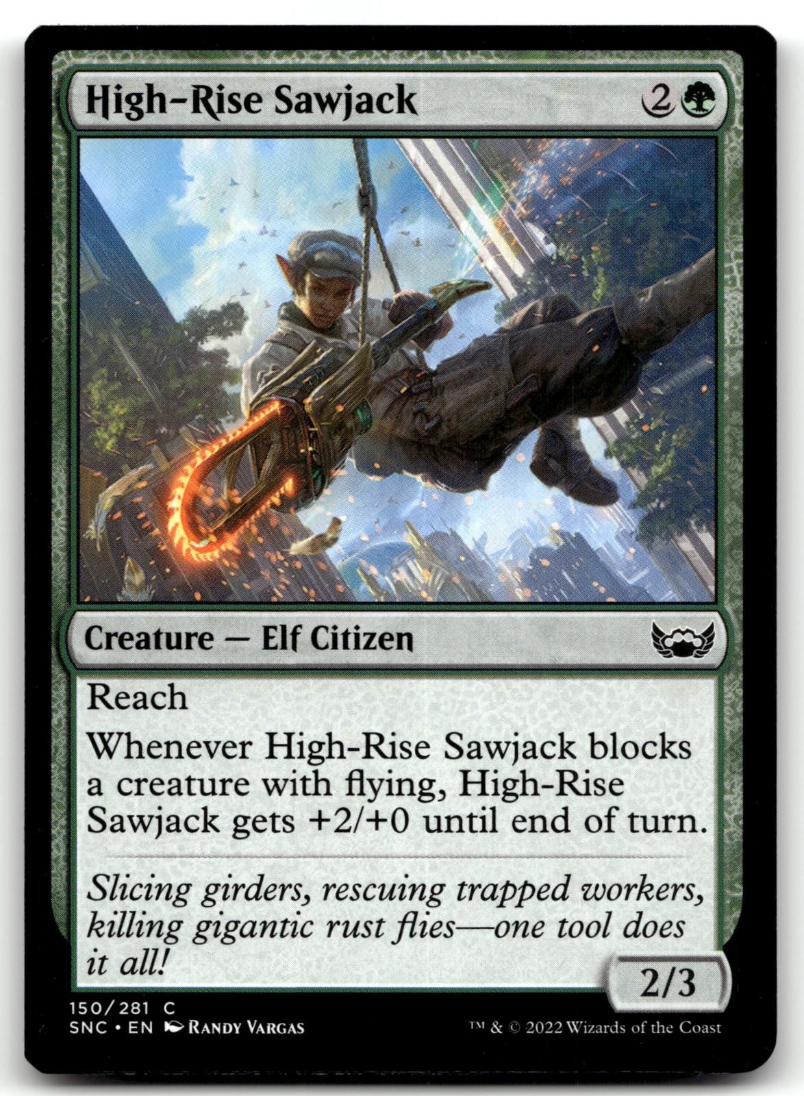 High-Rise Sawjack 150 Common Streets of New Capenna Magic: The Gathering NM
