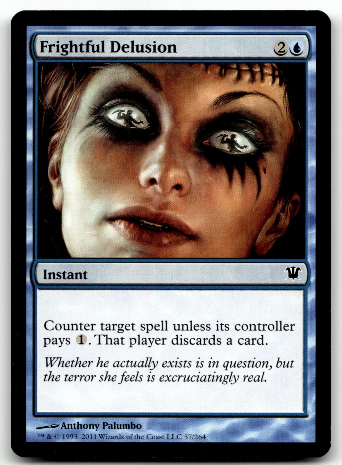 Frightful Delusion 57 Common Innistrad Magic: The Gathering Near Mint