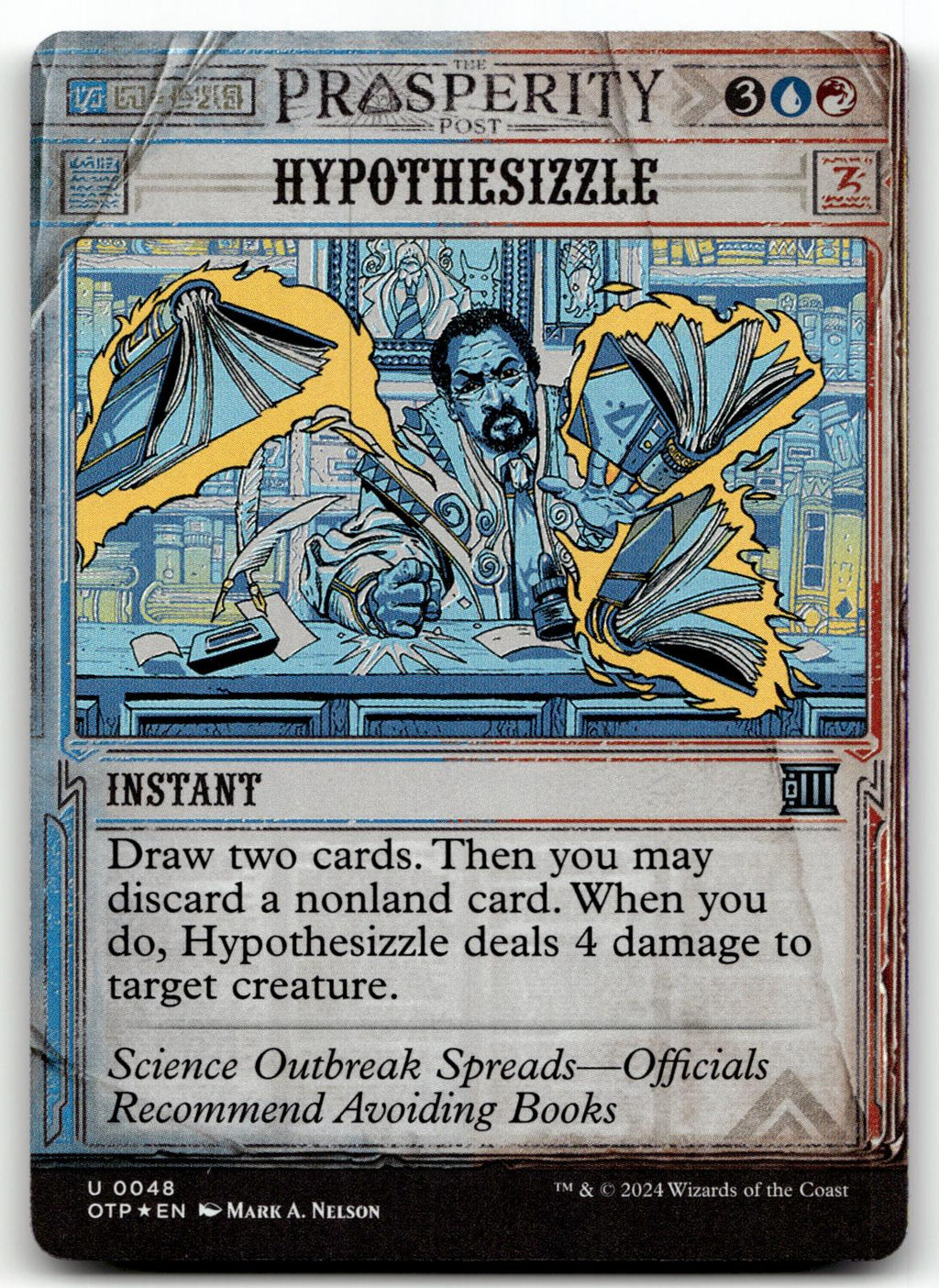 Hypothesizzle 48 Outlaws of Thunder Junction: Breaking News Magic: The Gathering Foil NM