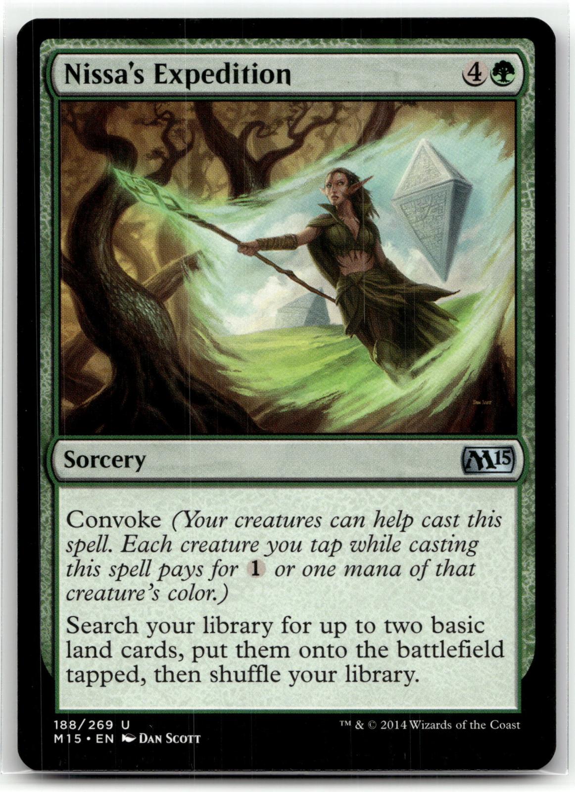 Nissa's Expedition 188 Uncommon Magic 2015 (M15) Magic: The Gathering Near Mint