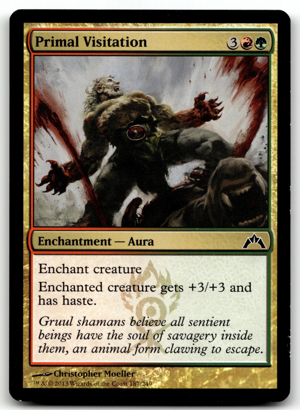 Primal Visitation 187 Common Gatecrash Magic: The Gathering Near Mint