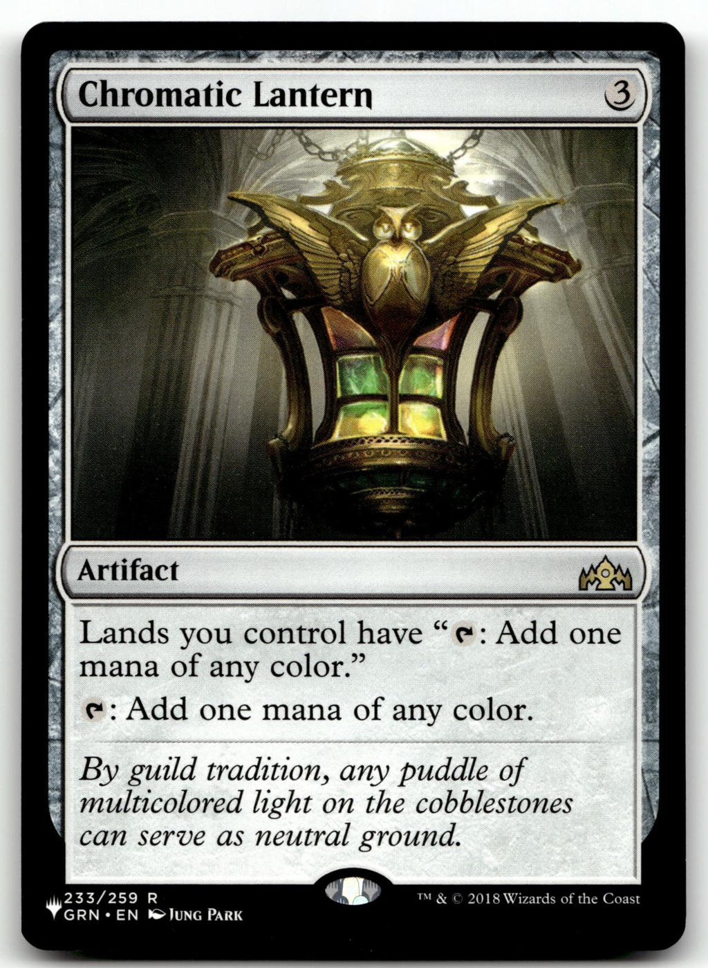 Chromatic Lantern 233 Rare Guilds of Ravnica Magic: The Gathering Near Mint