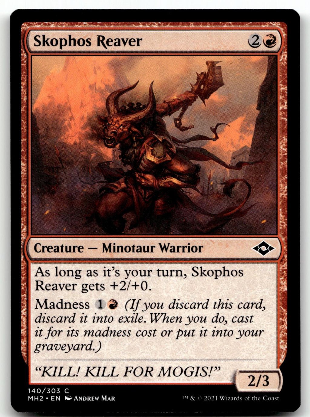 Skophos Reaver 140 Common Modern Horizons 2 Magic: The Gathering Near Mint