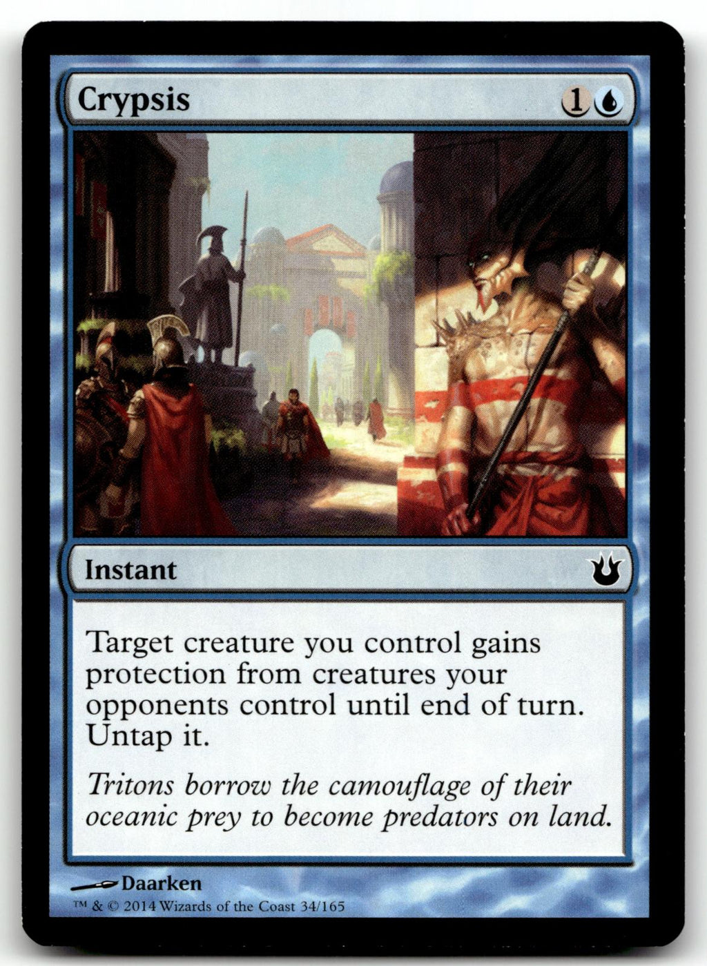 Crypsis 34 Common Born of the Gods Magic: The Gathering Near Mint