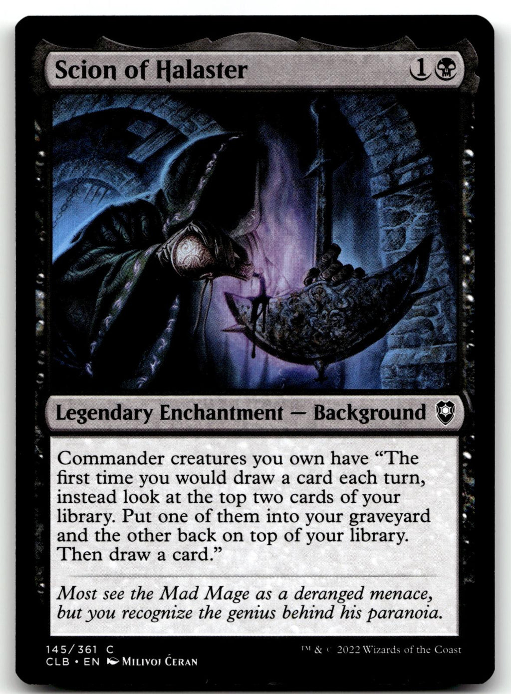 Scion of Halaster 145 Commander Legends: Battle for Baldur's Gate Magic: The Gathering NM