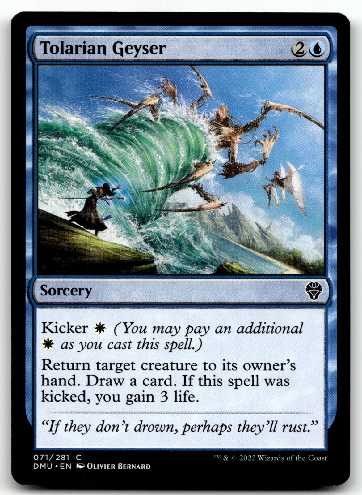 Tolarian Geyser 71 Common Dominaria United Magic: The Gathering Near Mint