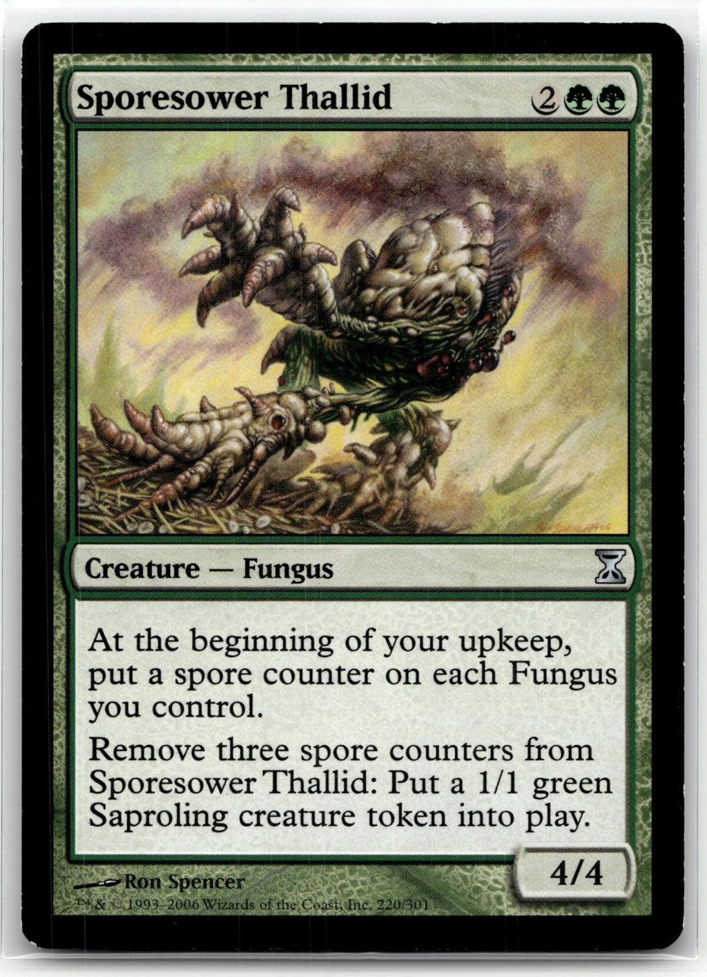 Sporesower Thallid 220 Uncommon Time Spiral Magic: The Gathering Near Mint