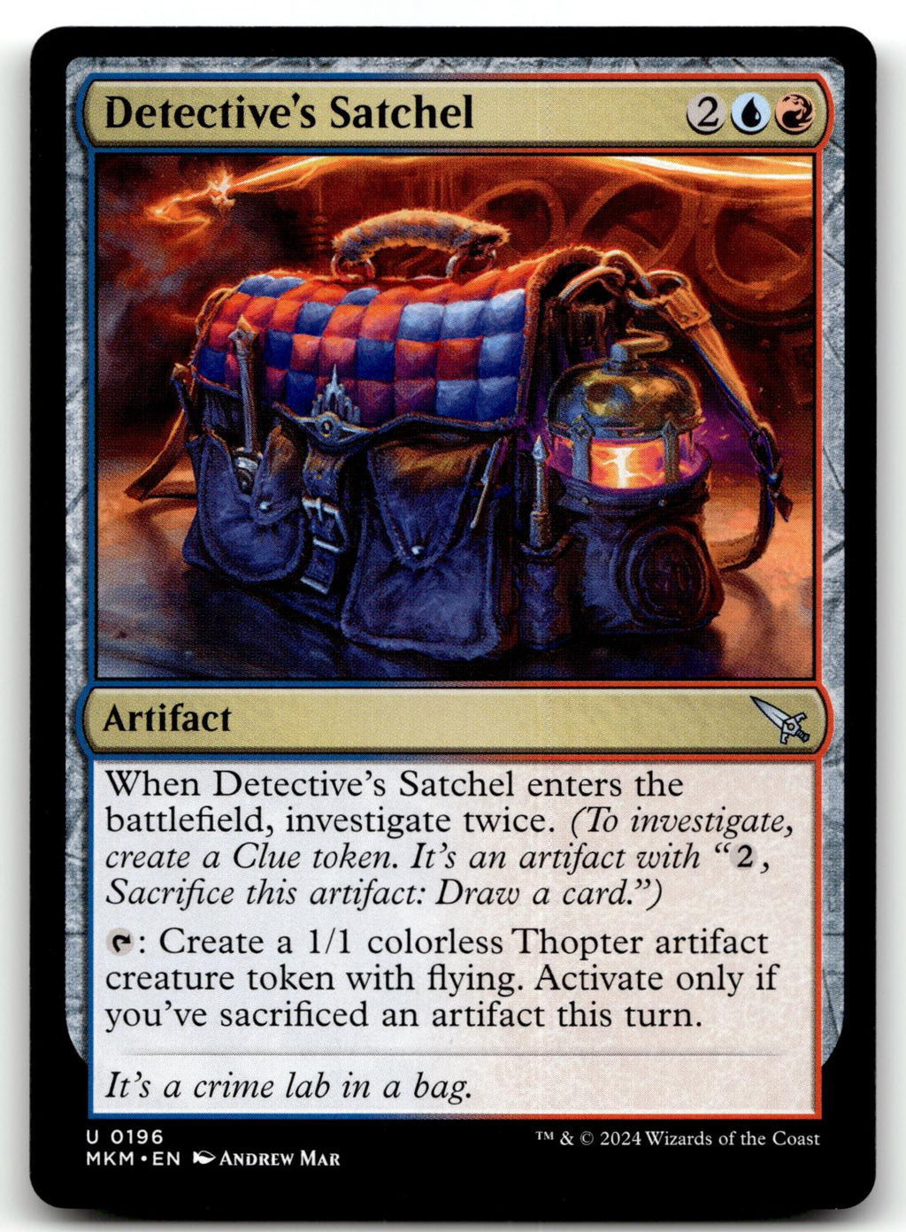 Detective's Satchel 196 Uncommon Murders at Karlov Manor Magic: The Gathering NM