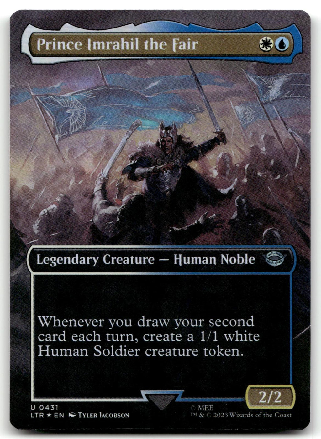 Prince Imrahil the Fair (Borderless) 431 Universes Beyond: The Lord of the Rings: Tales of Middle-earth Magic: The Gathering Foil NM