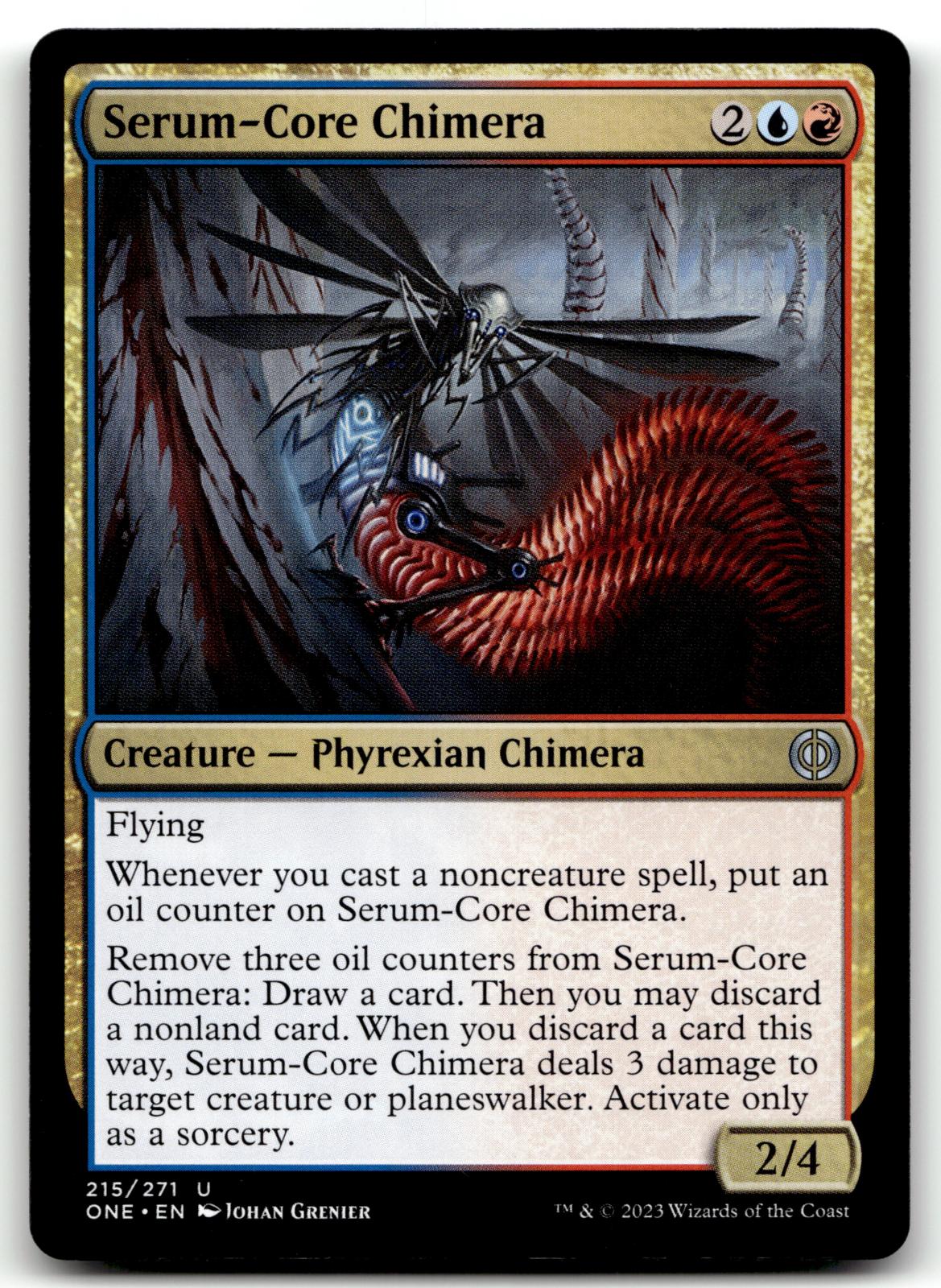 Serum-Core Chimera 215 Phyrexia: All Will Be One Magic: The Gathering NM