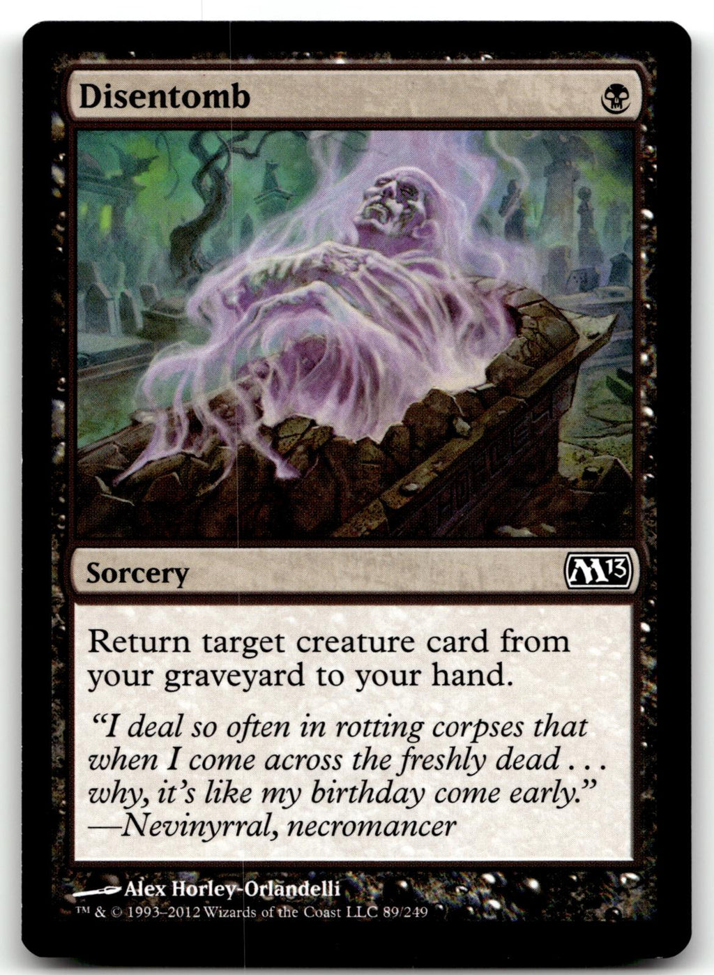 Disentomb 89 Common Magic 2013 (M13) Magic: The Gathering Near Mint