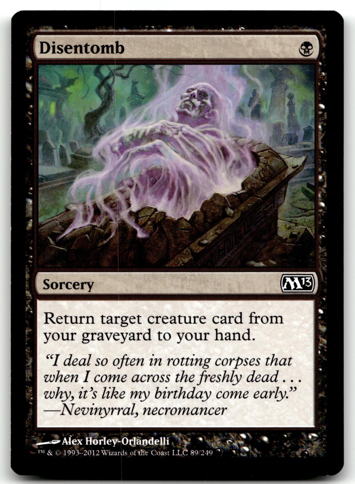 Disentomb 89 Common Magic 2013 (M13) Magic: The Gathering Near Mint