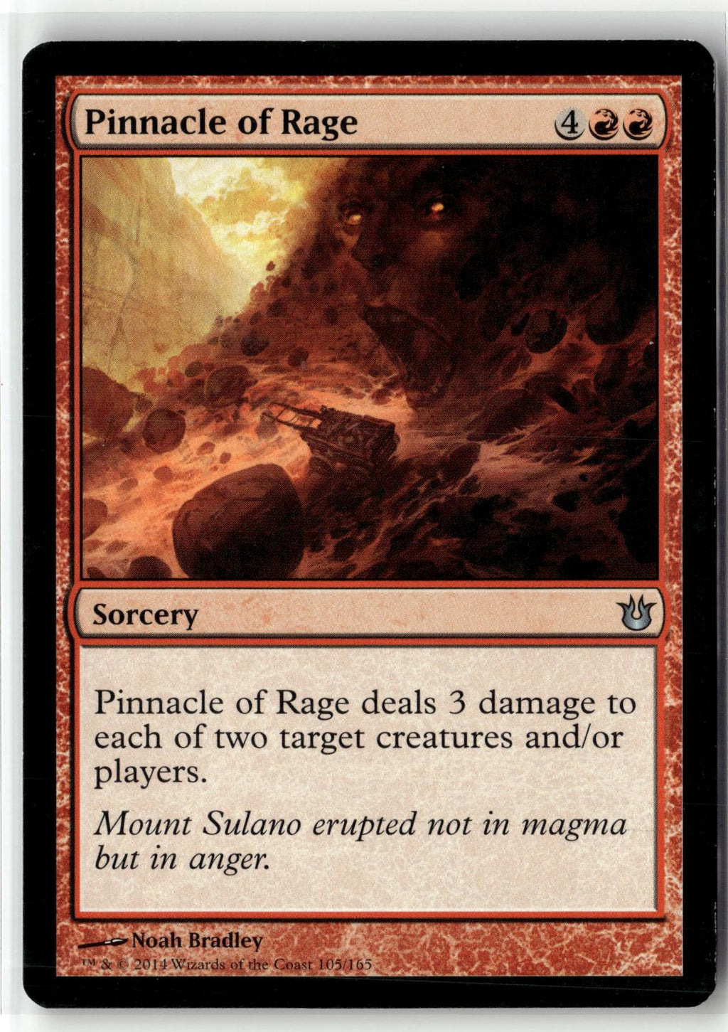 Pinnacle of Rage 105 Uncommon Born of the Gods Magic: The Gathering Near Mint