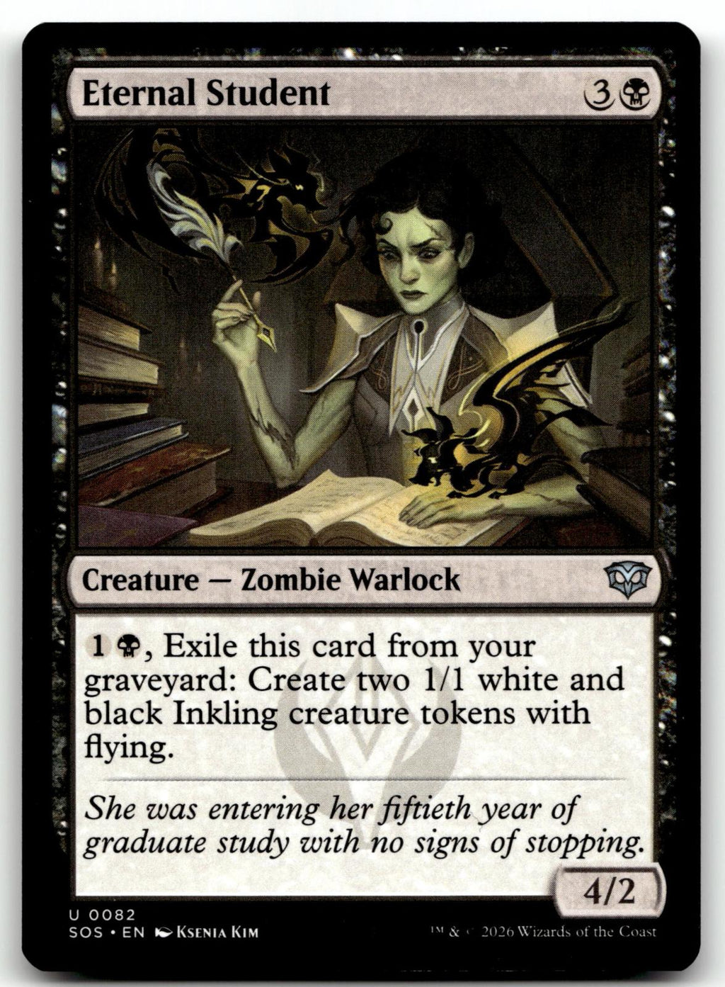 Eternal Student 82 Uncommon Secrets of Strixhaven Magic: The Gathering Near Mint