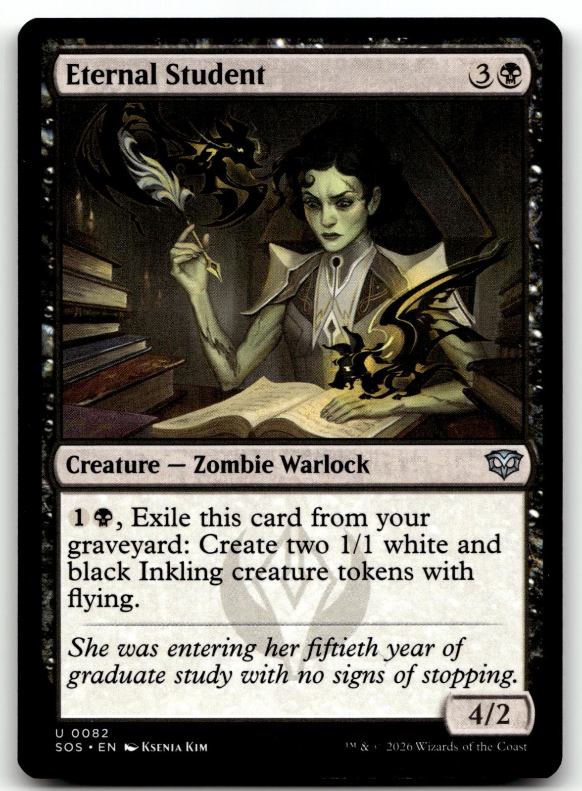 Eternal Student 82 Uncommon Secrets of Strixhaven Magic: The Gathering Near Mint