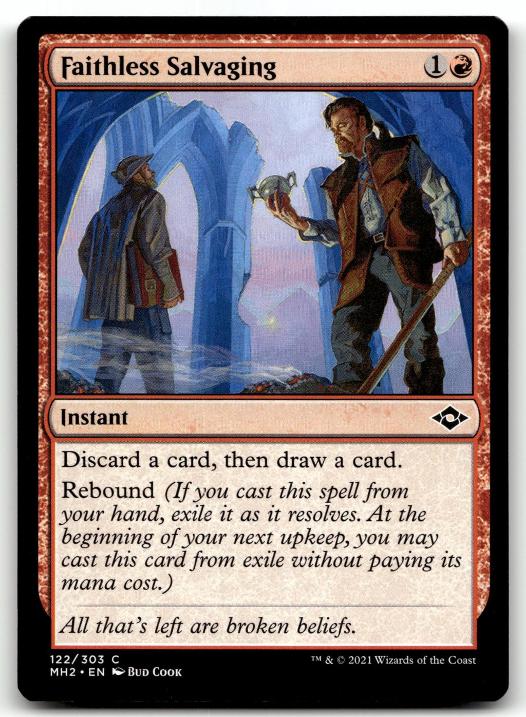 Faithless Salvaging 122 Common Modern Horizons 2 Magic: The Gathering Near Mint