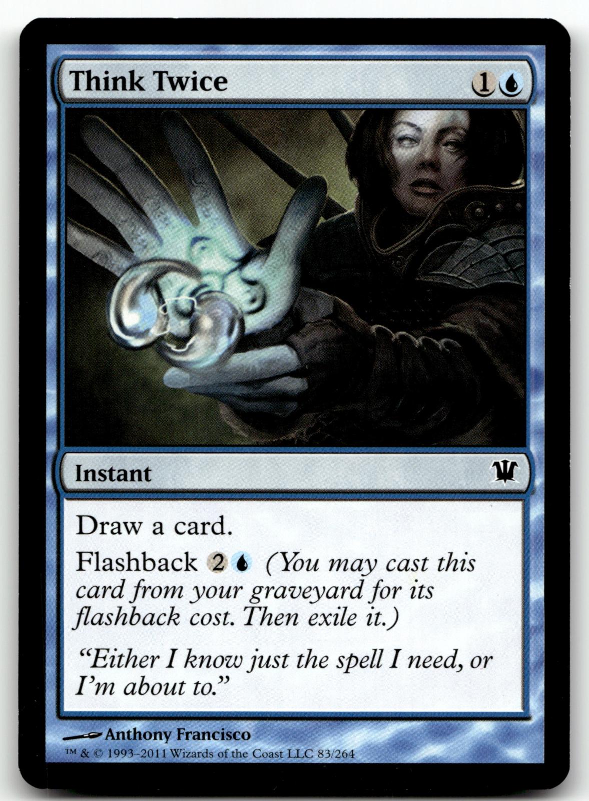 Think Twice 83 Common Innistrad Magic: The Gathering Near Mint