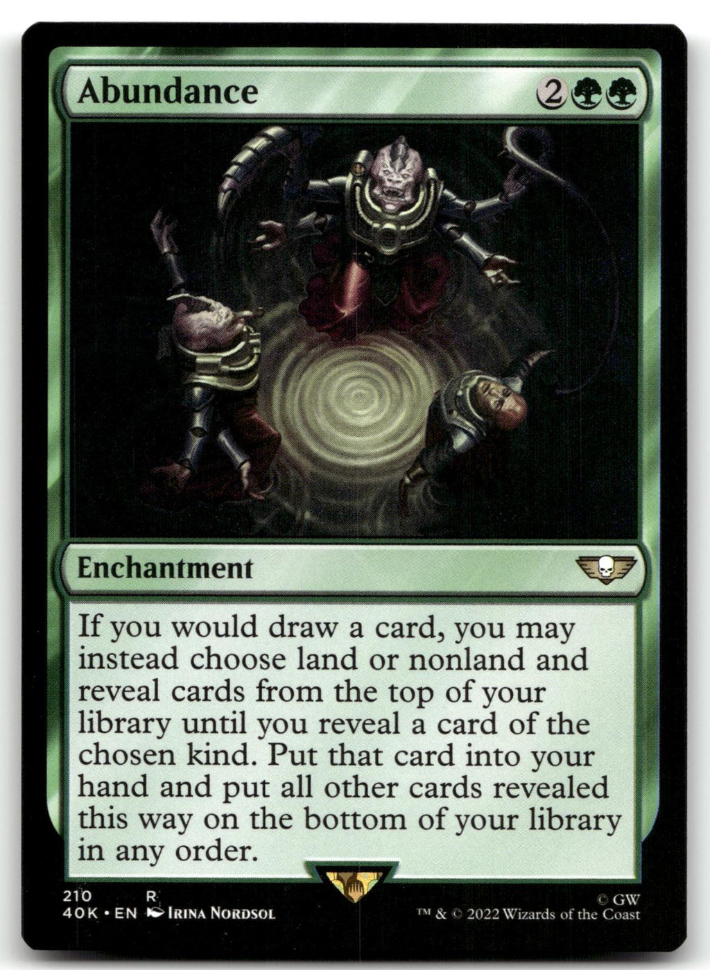 Abundance (Surge Foil) 210 Universes Beyond: Warhammer 40,000 Magic: