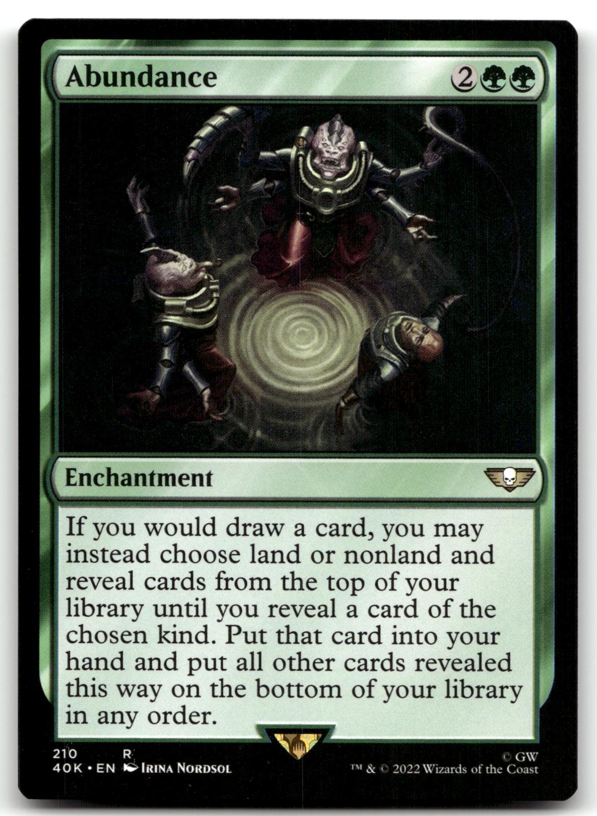Abundance (Surge Foil) 210 Universes Beyond: Warhammer 40,000 Magic: