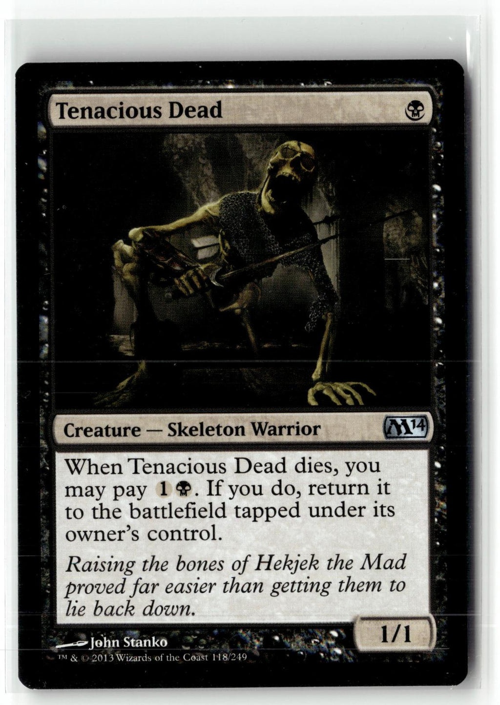 Tenacious Dead 118 Uncommon Magic 2014 (M14) Magic: The Gathering Near Mint
