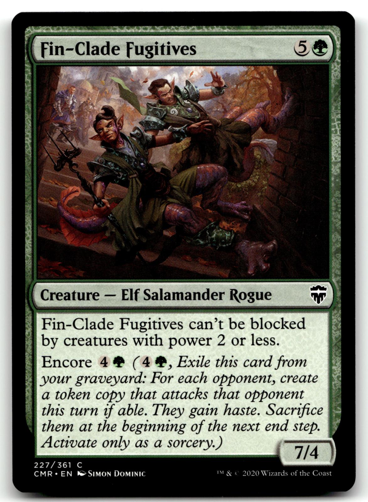 Fin-Clade Fugitives 227 Common Commander Legends Magic: The Gathering Near Mint