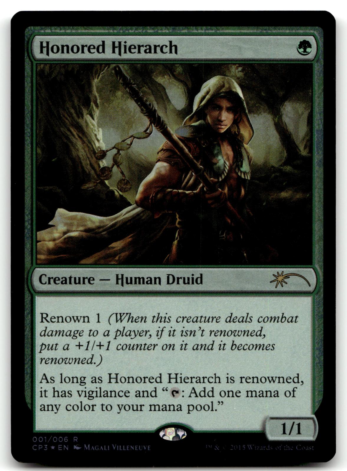 Honored Hierarch 1 Unique and Miscellaneous Promos Magic: The Gathering Foil NM