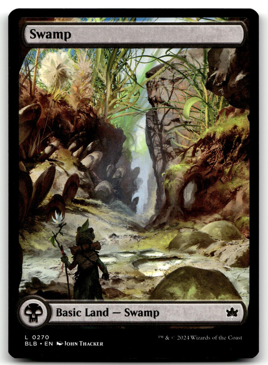 Swamp (0270) 270 Land Bloomburrow Magic: The Gathering Near Mint