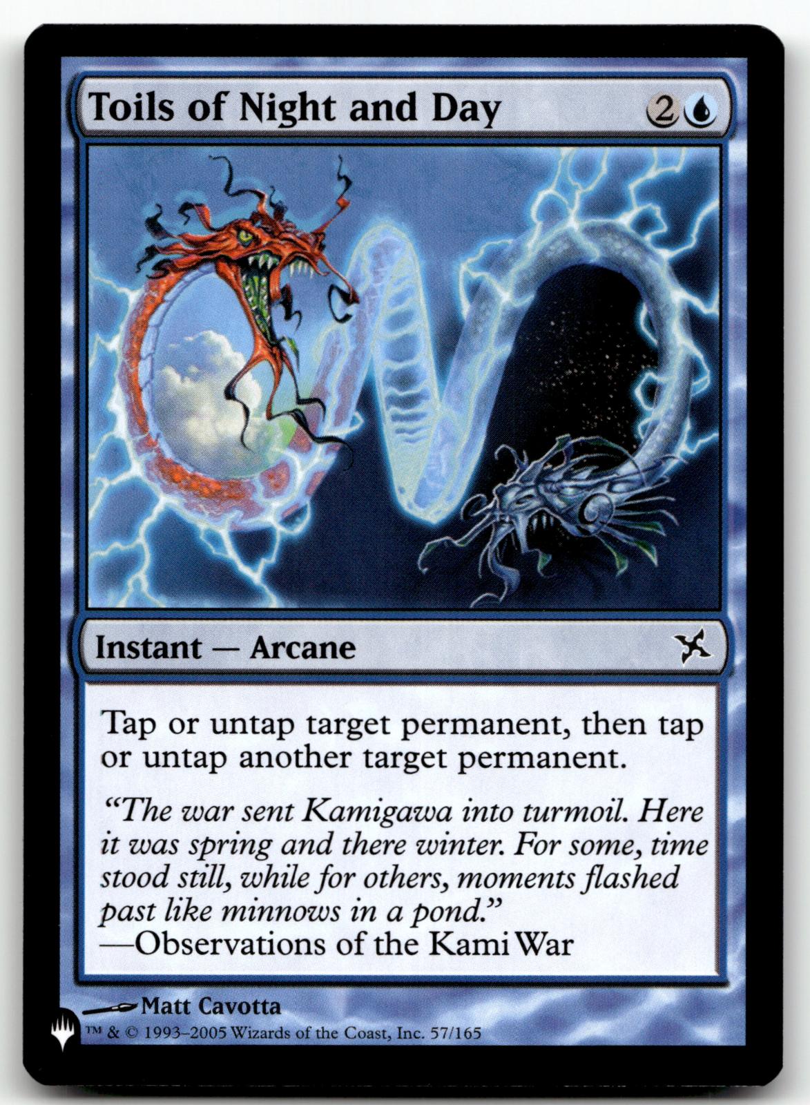 Toils of Night and Day 57/165 Common The List Reprints Magic: The Gathering NM