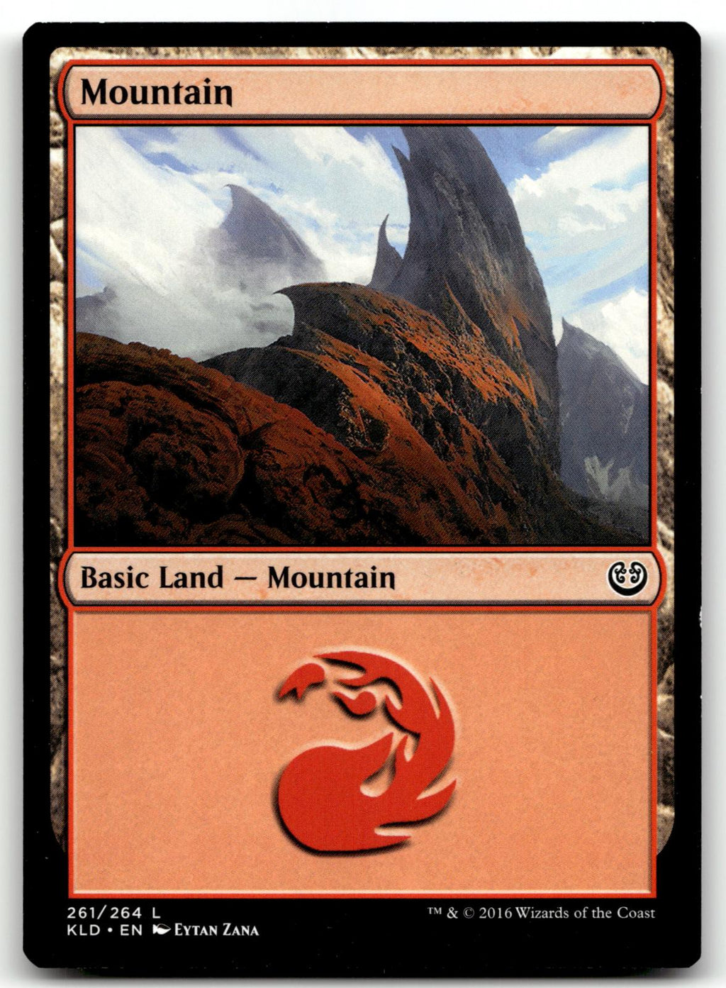 Mountain (261) 261 Land Kaladesh Magic: The Gathering Near Mint