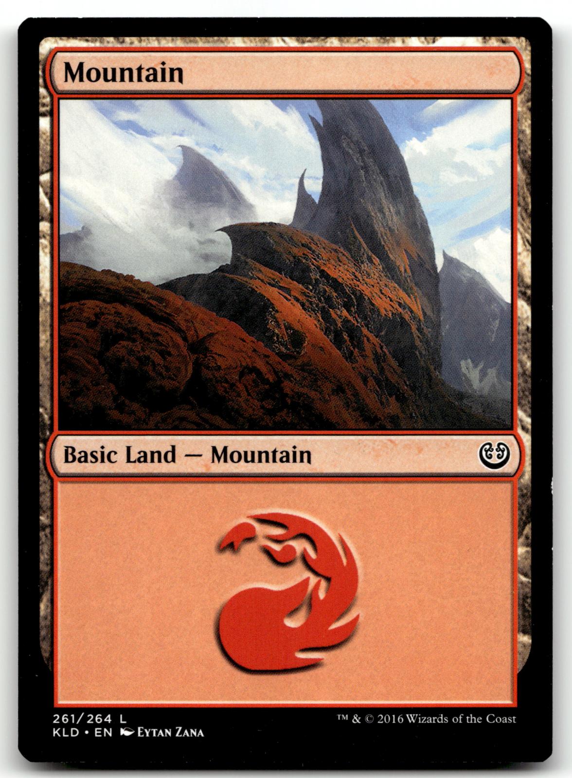 Mountain (261) 261 Land Kaladesh Magic: The Gathering Near Mint