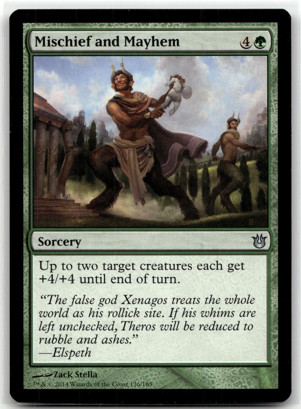 Mischief and Mayhem 126 Uncommon Born of the Gods Magic: The Gathering Near Mint