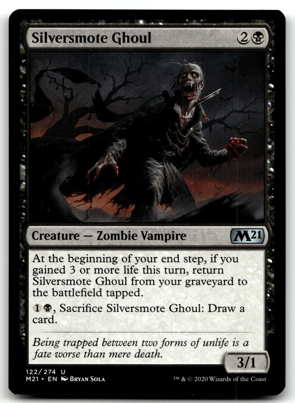 Silversmote Ghoul 122 Uncommon Core Set 2021 Magic: The Gathering Near Mint