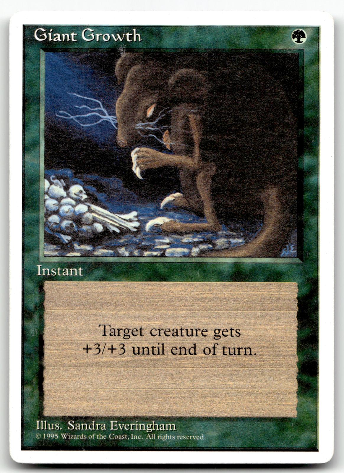 Giant Growth 66 Common Anthologies Magic: The Gathering Near Mint