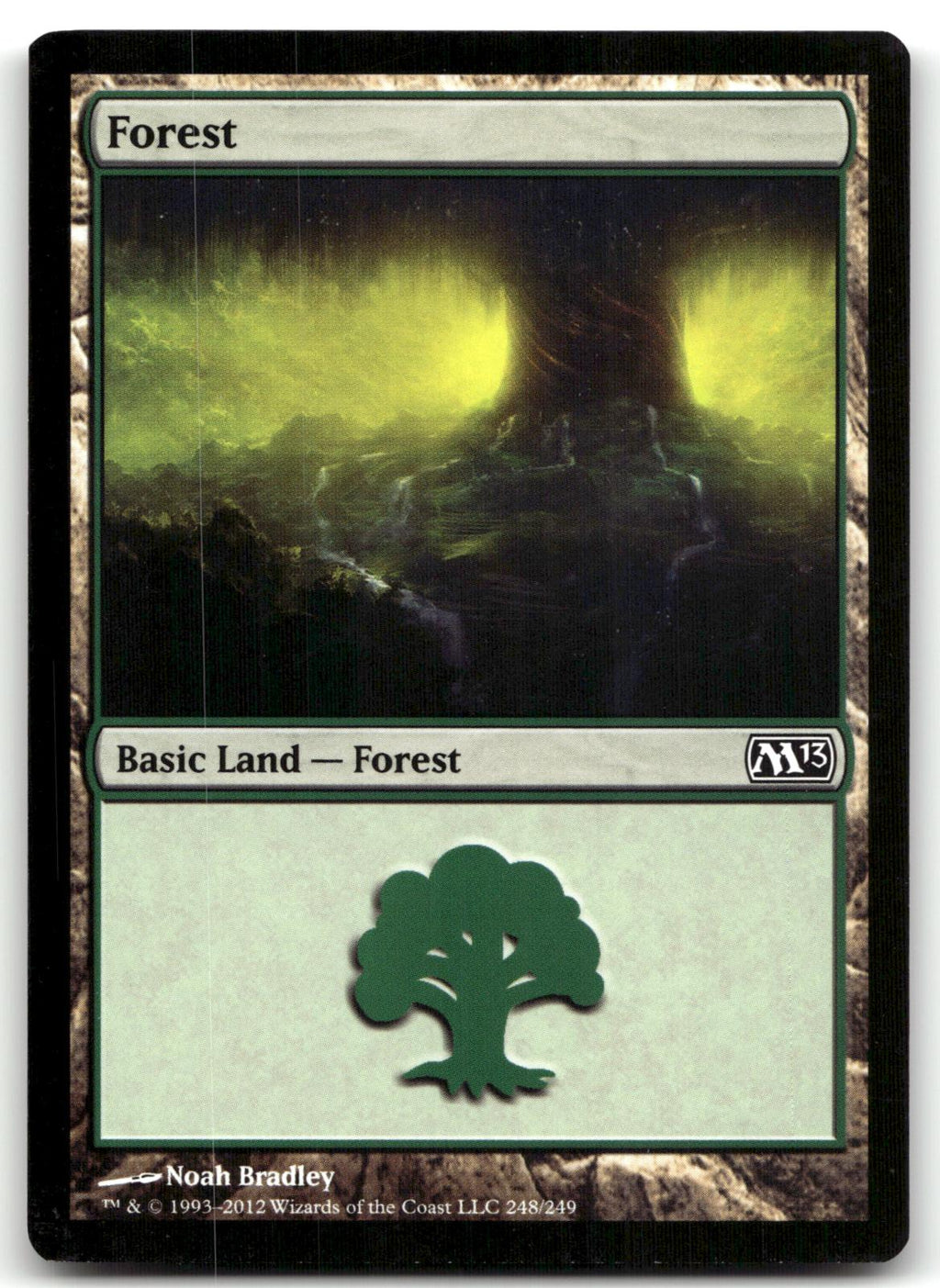 Forest (248) 248 Land Magic 2013 (M13) Magic: The Gathering Near Mint