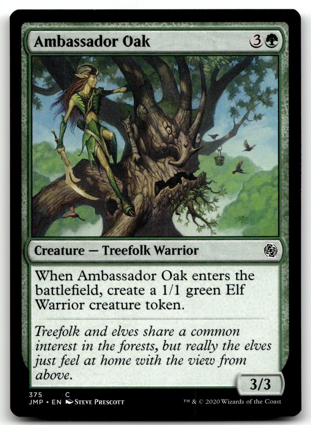 Ambassador Oak 375 Common Jumpstart Magic: The Gathering Near Mint