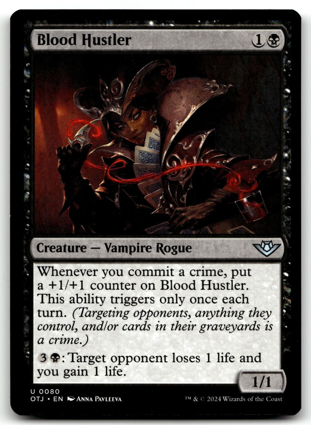 Blood Hustler 80 Uncommon Outlaws of Thunder Junction Magic: The Gathering NM