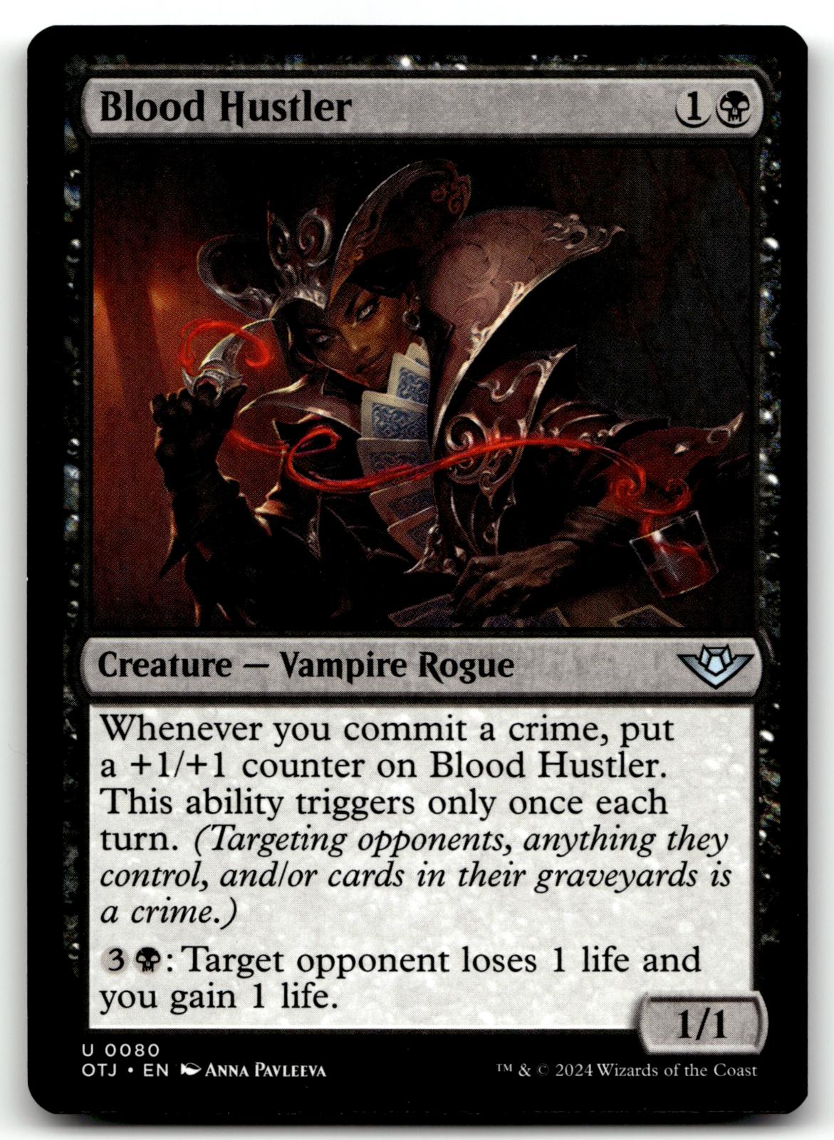 Blood Hustler 80 Uncommon Outlaws of Thunder Junction Magic: The Gathering NM