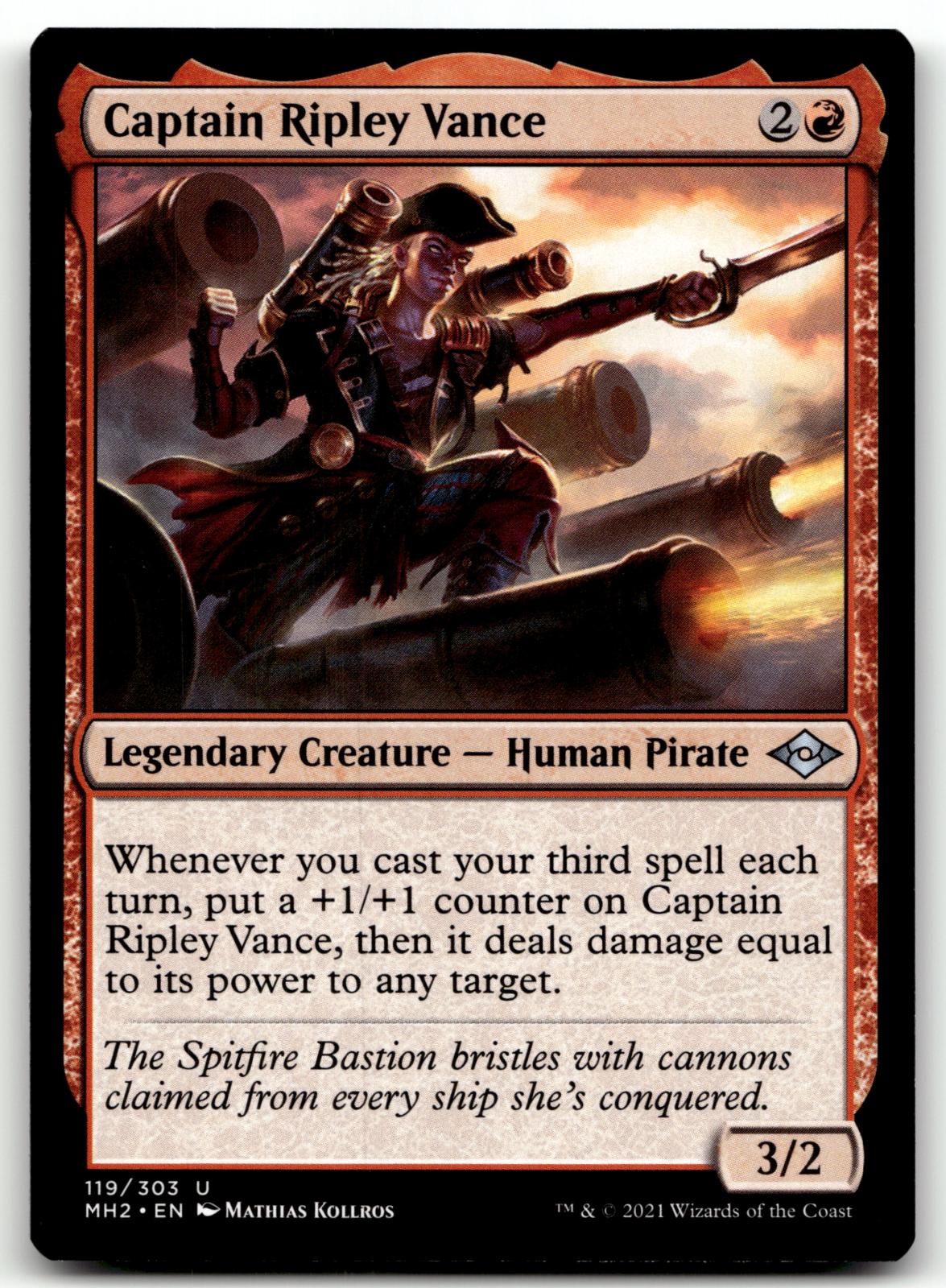 Captain Ripley Vance 119 Uncommon Modern Horizons 2 Magic: The Gathering NM