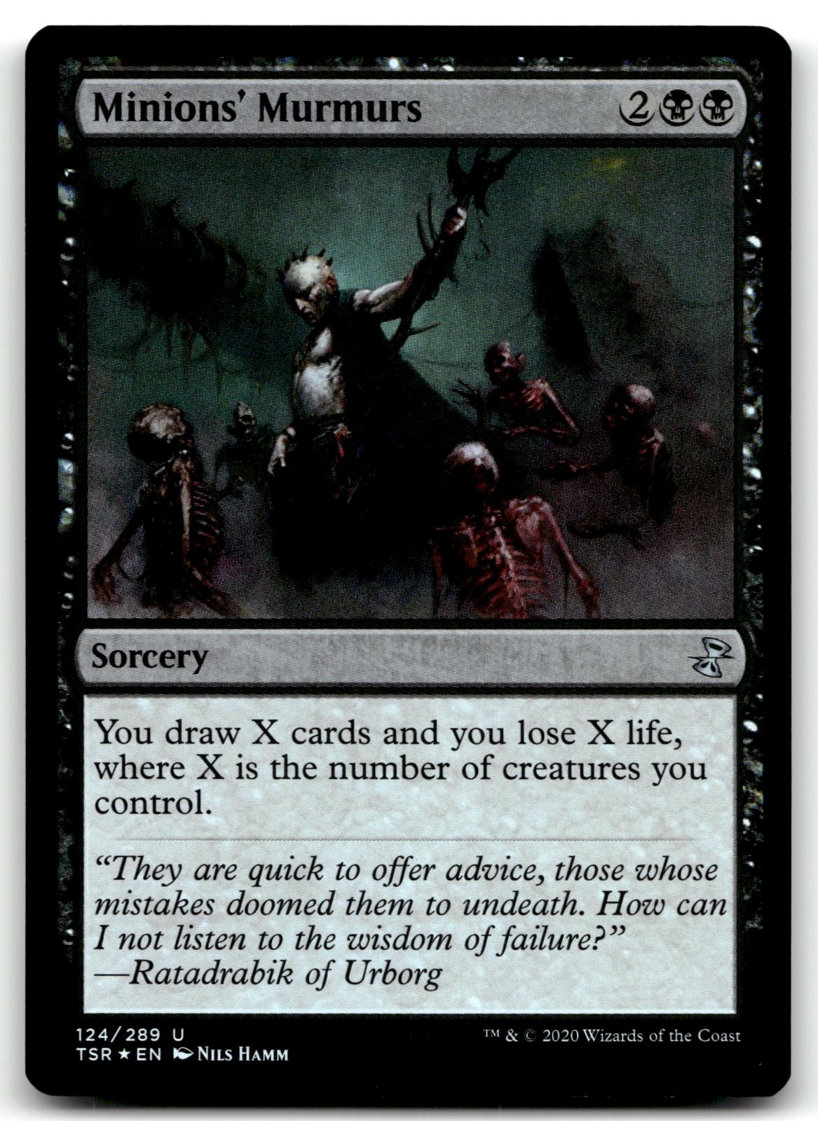 Minions' Murmurs 124 Time Spiral: Remastered Magic: The Gathering Foil NM