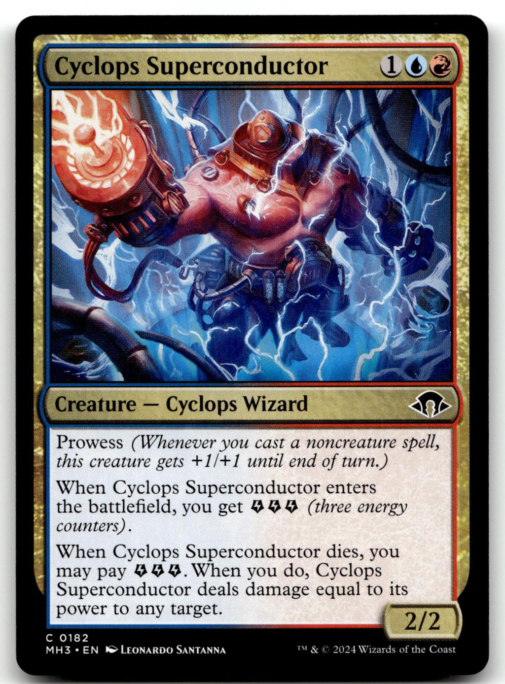 Cyclops Superconductor 182 Common Modern Horizons 3 Magic: The Gathering NM